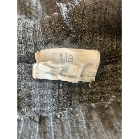 Anthropologie Women's Crew Neck Pullover Sweater Knit Long Sleeves Black Size M - Picture 3 of 5